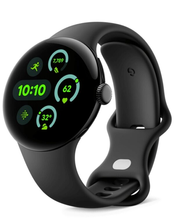 Смарт-часы Google Pixel Watch 3 LTE 41mm Matte Black Aluminum Case / Obsidian Active Band