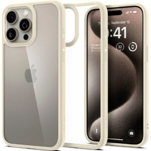 Чехол Spigen Ultra Hybrid для Apple iPhone 15 Pro (Mute Beige) (ACS06712)