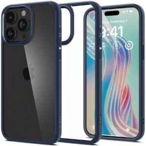 Чехол Spigen Ultra Hybrid для Apple iPhone 15 Pro (Navy Blue) (ACS06711)
