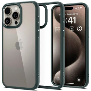 Чехол Spigen Ultra Hybrid для Apple iPhone 15 Pro Max (Abyss Green) (ACS06574)