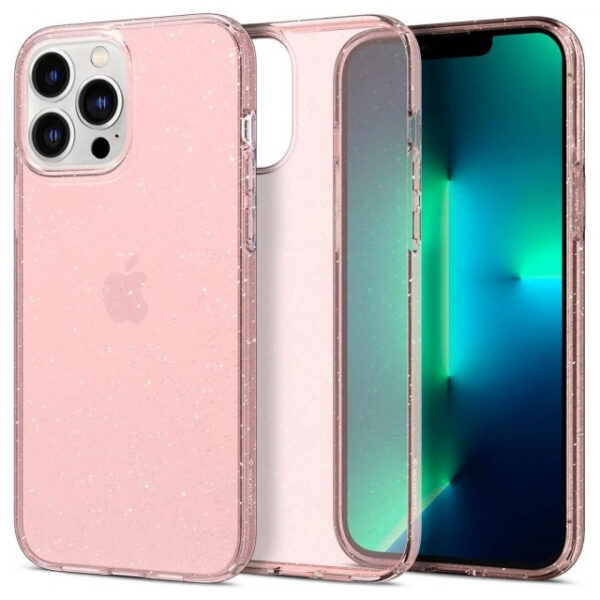 Чехол Spigen Liquid Crystal Glitter для iPhone 13 (Rose Quartz) (ACS03517)
