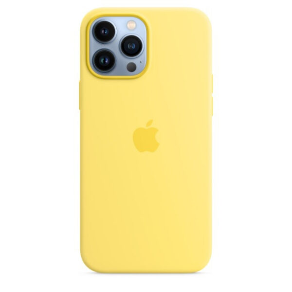 Чехол Silicone Case with MagSafe для iPhone 13 Pro Max (Lemon Zest) (MN6A3) (Original Assembly)