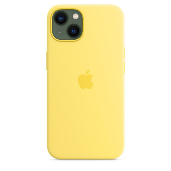 Чехол Silicone Case with MagSafe для iPhone 13 (Lemon Zest) (MN623) (Original Assembly)