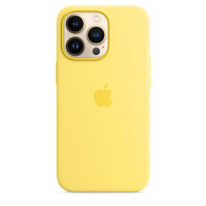 Чехол Silicone Case with MagSafe для iPhone 13 Pro (Lemon Zest) (MN663) (Original Assembly)