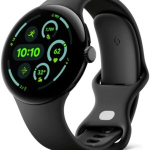 Смарт-часы Google Pixel Watch 3 45mm Matte Black Aluminum Case / Obsidian Active Band
