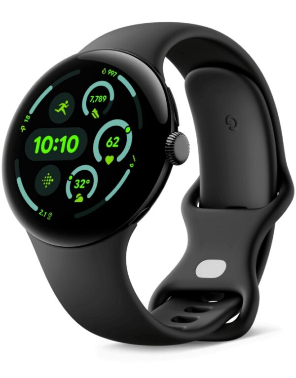Смарт-часы Google Pixel Watch 3 45mm Matte Black Aluminum Case / Obsidian Active Band