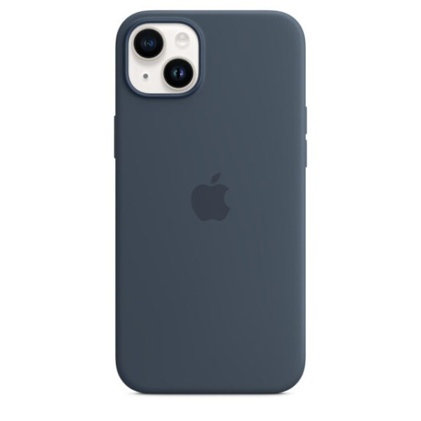 Чехол Silicone Case with MagSafe для iPhone 14 Plus (Storm Blue) (MPT53) (Original Assembly)