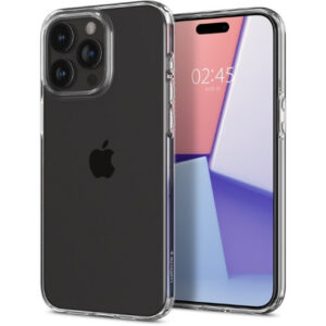 Чехол Spigen Liquid Crystal для Apple iPhone 15 Pro Max (Crystal Clear) (ACS06557)
