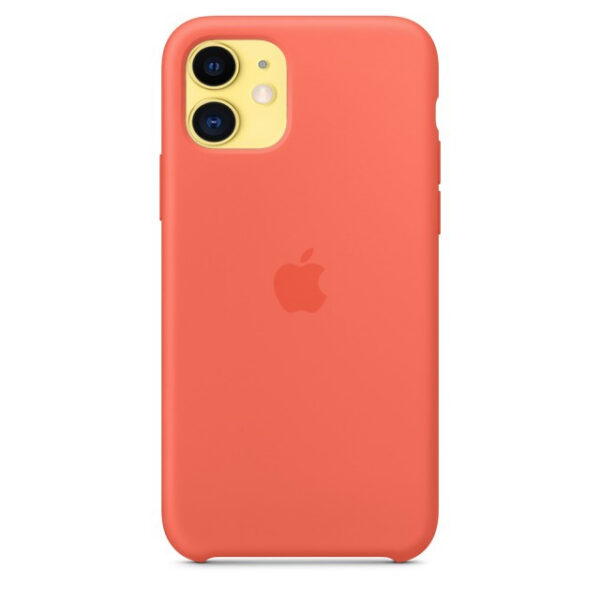 Чехол Silicone Case для iPhone 11 (Clementine) (Original Assembly)