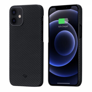 Чехол Pitaka MagEZ Case для Apple iPhone 12 (Black/Grey) (KI1201M)