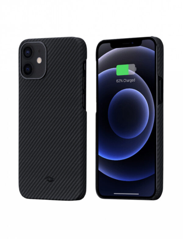 Чехол Pitaka MagEZ Case (Black/Grey) для iPhone 12 mini