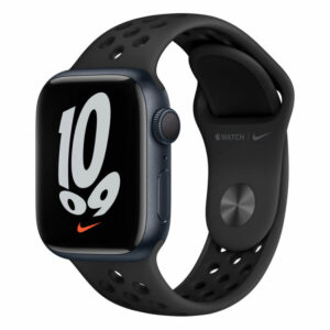 Б/У Apple Watch Series 7 45mm Midnight Aluminum Case with Anthracite/Black Nike Sport Band (MKNC3)