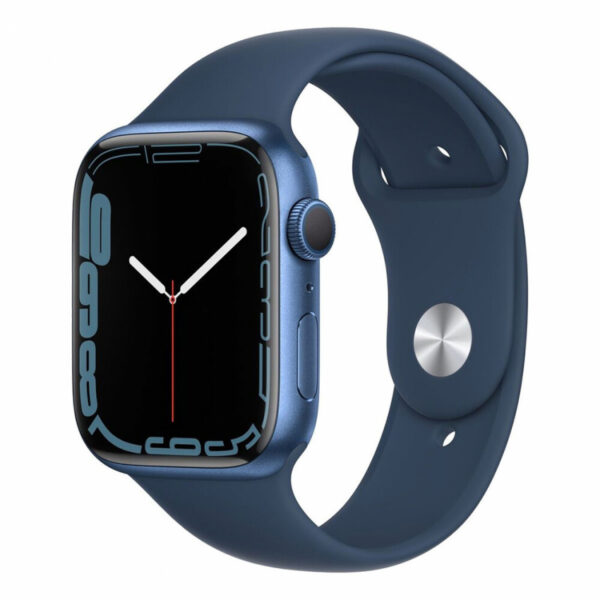 Б/У Apple Watch Series 7 45mm Blue Aluminum Case with Blue Sport Band (MKN83)