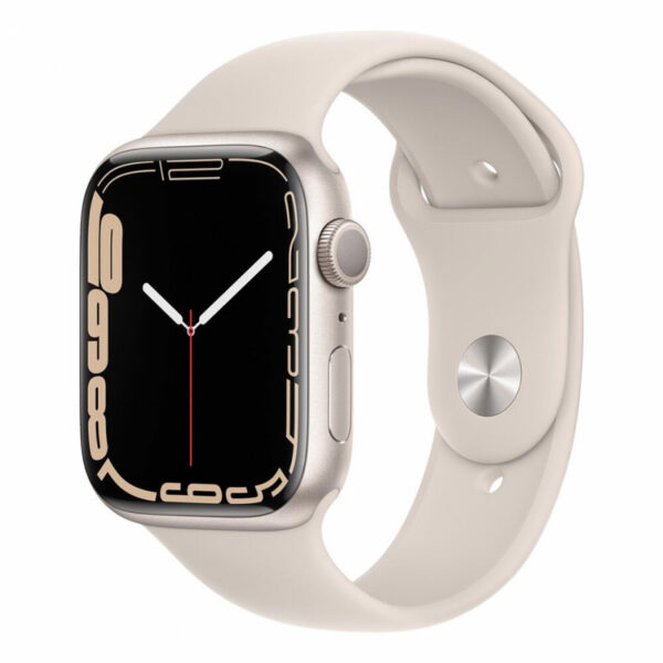 Б/У Apple Watch Series 7 41mm Starlight Aluminum Case with Starlight Sport Band (MKMY3)