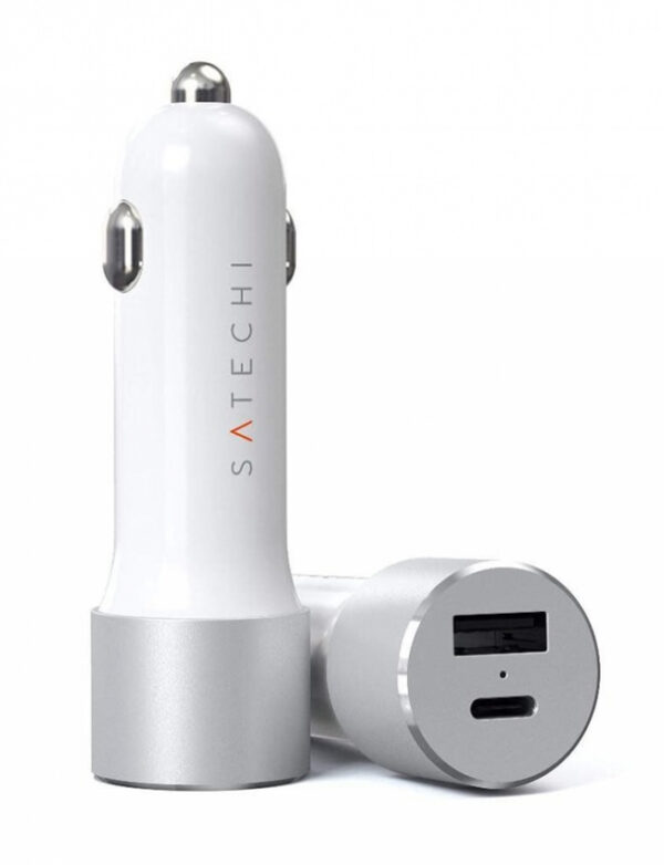 Автомобильное ЗУ Satechi 72W Type-C PD Car Charger Silver
