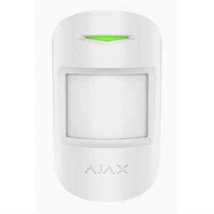 Беспроводной датчик движения и разбития стекла Ajax CombiProtect (White)