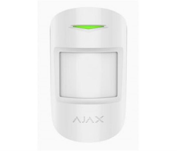 Беспроводной датчик движения и разбития стекла Ajax CombiProtect (White)