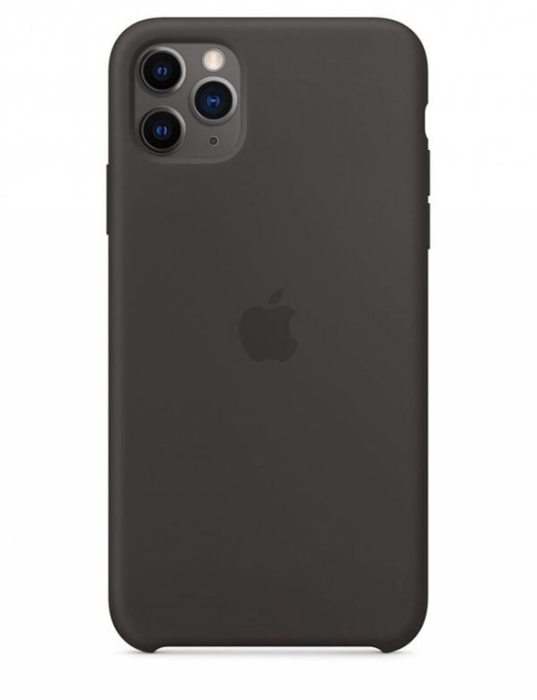 Чехол Silicone Case для iPhone 11 Pro Max (Black) (MX002) (Original Assembly)