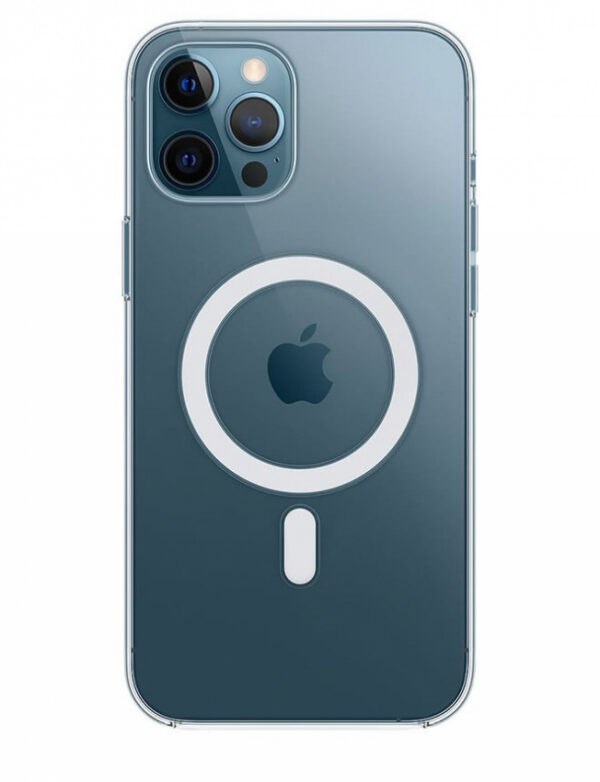 Оригинальный чехол Apple iPhone 12 Pro Max Clear Case with MagSafe (MHLN3)