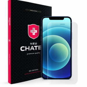 Защитное скло +NEU Chatel Full Cover Crystal with Mesh for iPhone 12/12 Pro Front Clear