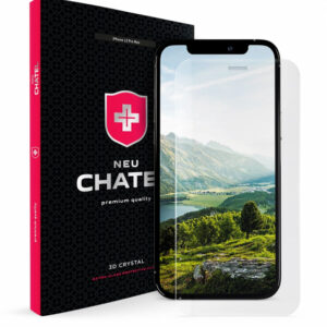 Защитное скло +NEU Chatel Full Cover Crystal with Mesh for iPhone 12 Pro Max Front Clear