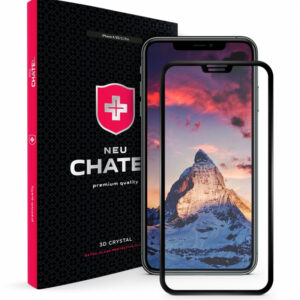 Защитное стекло +NEU Chatel Full 3D Crystal for iPhone XS Max/11 Pro Max Front Black