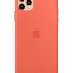 Чехол Silicone Case для iPhone 11 Pro Max (Clementine) (MX022) (Original Assembly)