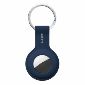 Силиконовый брелок с кольцом LAUT HUEX TAG Navy для AirTag
