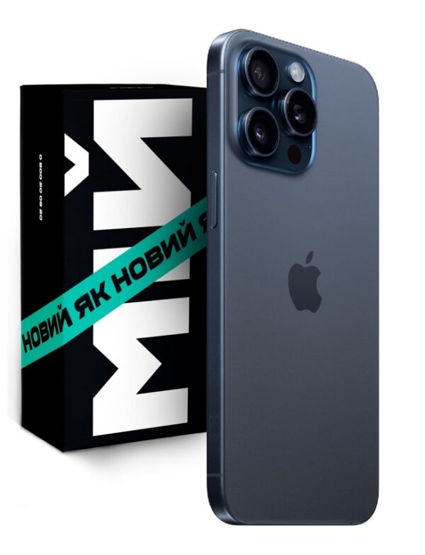 Б/У Apple iPhone 15 Pro Max 512Gb Blue Titanium (MU7F3) (как новый)