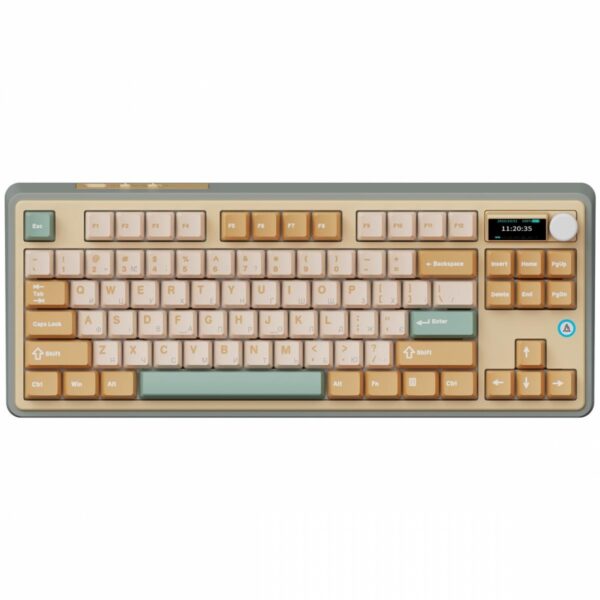 Клавиатура беспроводная Ajazz AK870 Jasmine Switch (Yellow)