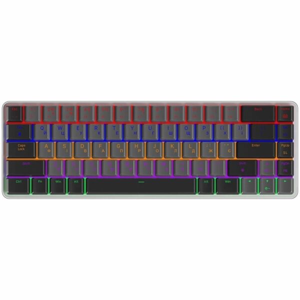 Клавиатура беспроводная GamePro MK122R Red Swich Low Profile (Dark Gray)