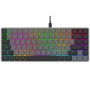 Клавиатура GamePro MK141R Red Swich Low Profile RGB (Dark Gray)