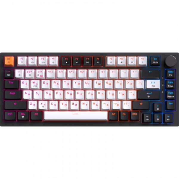 Клавиатура GamePro MK160B Red з Hot-Swap RGB (Black)