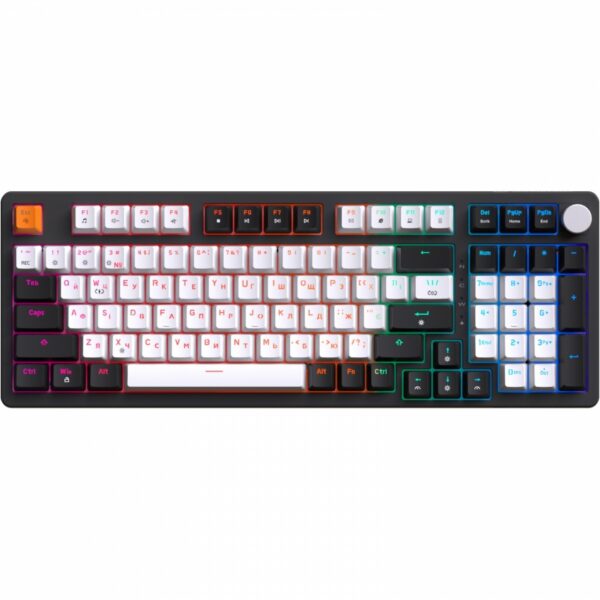 Клавиатура GamePro MK170B Red з Hot-Swap RGB (Black)