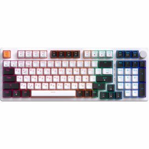 Клавиатура GamePro MK170W Red з Hot-Swap RGB (White)