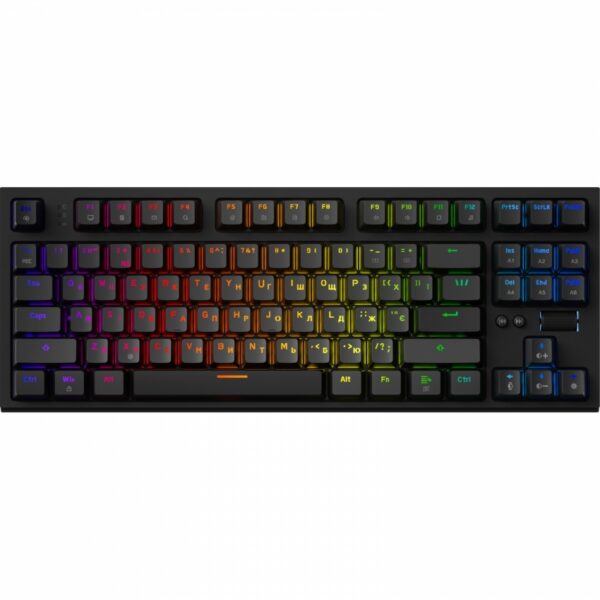 Клавиатура GamePro MK180B Red з Hot-Swap RGB (Black)
