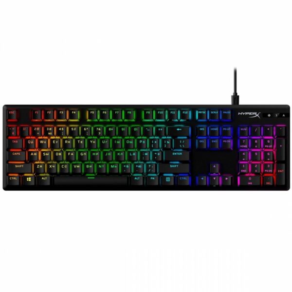 Клавиатура HyperX Alloy Origins Aqua RGB PBT (Black)