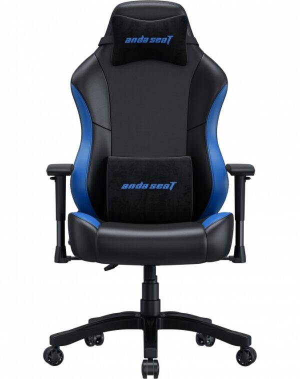 Кресло для геймеров Anda Seat Luna Size L PVC (Black/Blue)