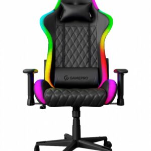 Кресло для геймеров GamePro Hero RGB (Black)