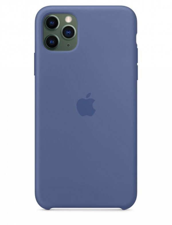 Чехол Silicone Case для iPhone 11 Pro (Linen Blue) (MY172) (Original Assembly)