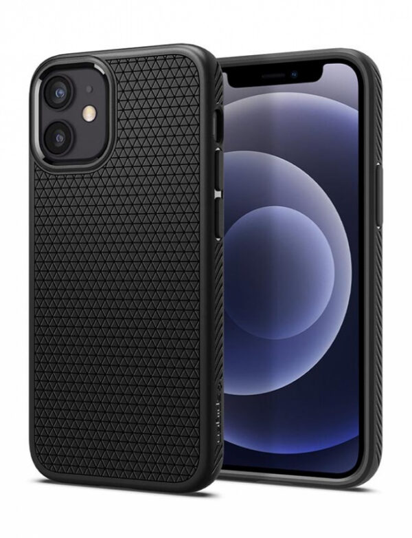 Чехол Spigen Liquid Air для iPhone 12 mini (Black) (ACS01744)