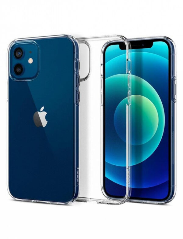 Чехол Spigen Liquid Crystal для iPhone 12/12 Pro (Crystal Clear) (ACS01697)