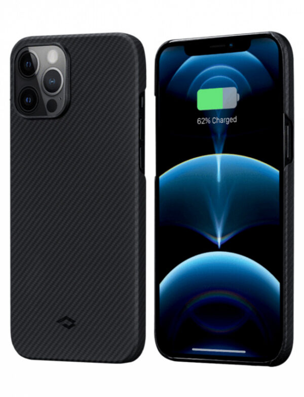 Чехол Pitaka MagEZ Case для Apple iPhone 12 Pro (Black/Grey) (KI1201P)