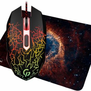 Мышь GamePro GS347 (Black) + коврик