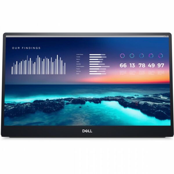 Монитор Dell 14" P1424H (210-BHQQ) IPS Black/Silver