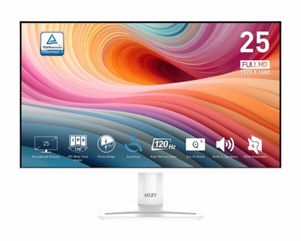 Монитор MSI 24.5" Pro MP251W E2 IPS White 120Hz