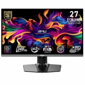 Монитор MSI 26.5" MPG 272URX QD-OLED Black 240Hz