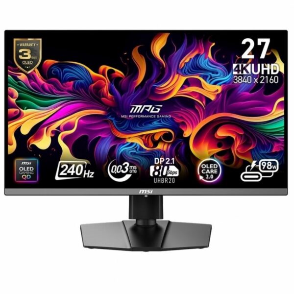 Монитор MSI 26.5" MPG 272URX QD-OLED Black 240Hz