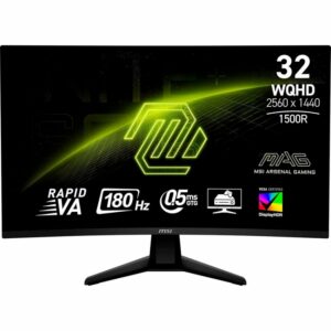 Монитор MSI 31.5" MAG 32C6 VA Black Curved 180Hz
