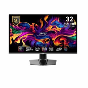 Монитор MSI 31.5" MPG 321URX QD-OLED Black Curved 240Hz